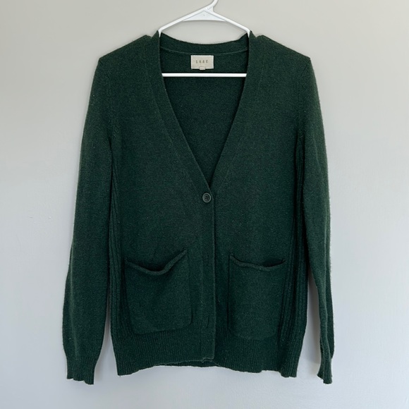 SHAE Green Button Cardigan - Picture 1 of 4